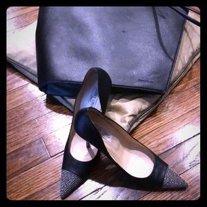 JIMMY CHOO French Pumps Pointillist Silver toe